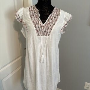 Cruise? Vacation? Indigo Rose Summer Flowy Dress L NWT